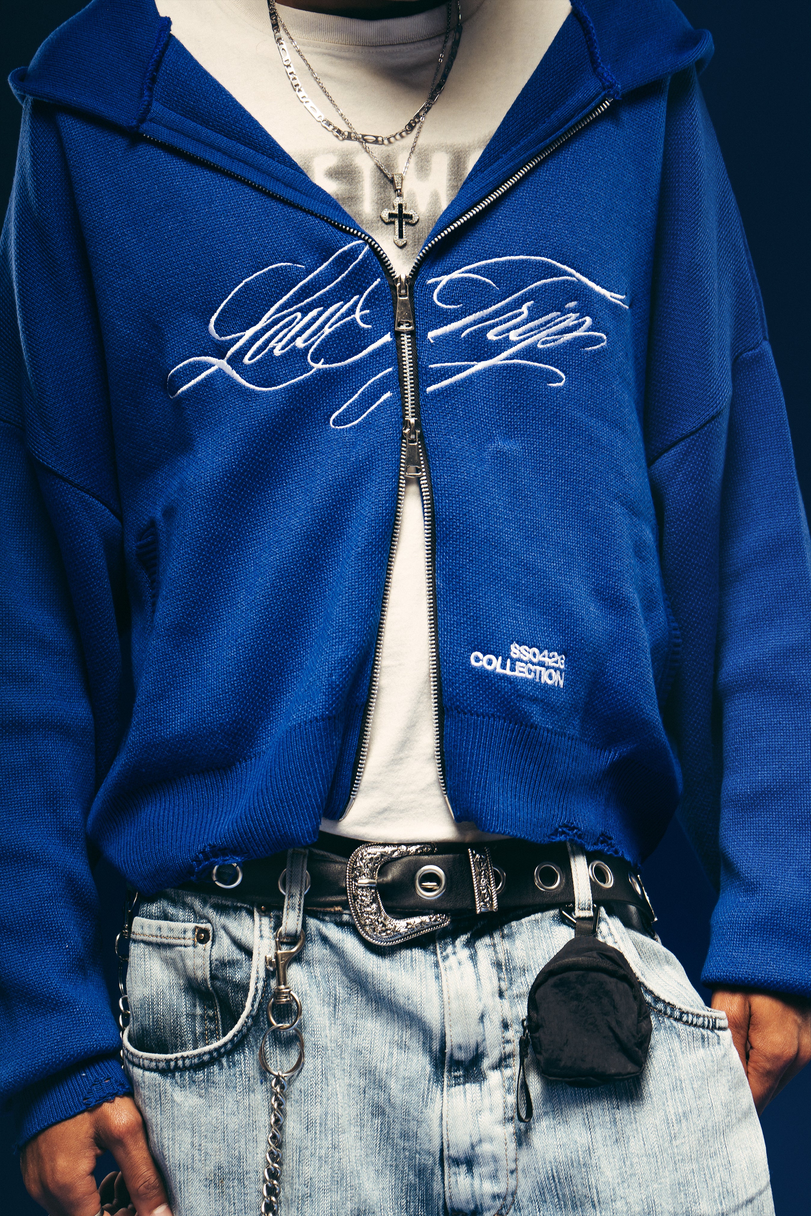 KNITTED DOUBLE ZIP